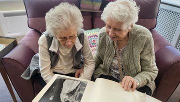 Blossoming friendship takes a trip back in time for Sheffield care home Residents